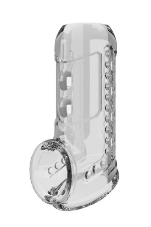 PRETTY LOVE - FUNDA PARA PENE TEXTURIZADA TRANSPARENTE