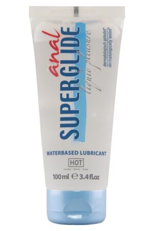 HOT - ANAL SUPERGLIDE LIQUID PLEASURE WATERBASED LUBRICANT 100 ML