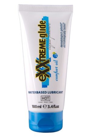 HOT - EXXTREME GLIDE WATERBASED LUBRICANT + COMFORT OIL A+ 100 ML