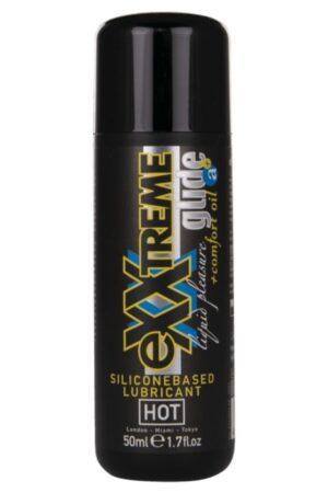 HOT - EXXTREME GLIDE SILICONEBASED LUBRICANT + COMFORT OIL A+ 50 ML