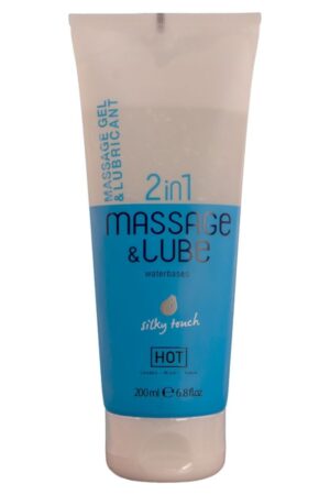 HOT - MASSAGE & GLIDE GEL 2IN1 SILKY TOUCH 200 ML