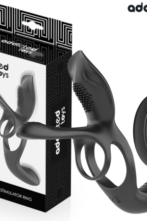 ADDICTED TOYS - ANILLO DOBLE PARA EL PENE CON ESTIMULADOR DE CLÍTORIS