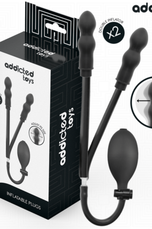 ADDICTED TOYS - INFLATABLE DOUBLE BUTT PLUG MODEL 1