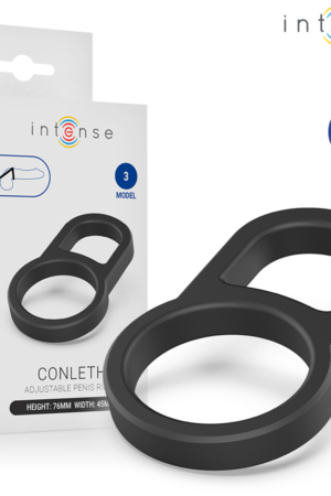 INTENSE - CONLETH ADJUSTABLE DOUBLE PENIS RING MODEL 3