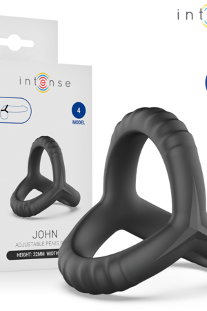 INTENSE - JOHN ADJUSTABLE TRIPLE PENIS RING MODEL 4