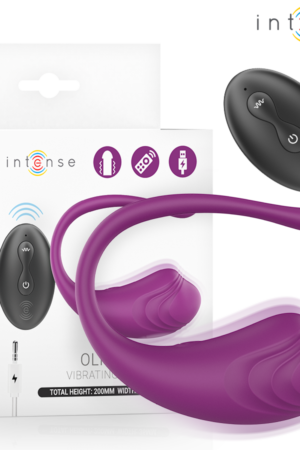 INTENSE - OLIVIA HUEVO VIBRADOR MORADO CONTROL REMOTO