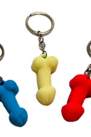 DIABLO PICANTE - ASSORTED SILICONE PENIS KEYCHAIN PHOSPHORESCENT COLOR