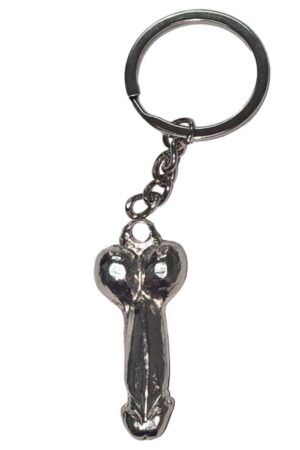 DIABLO PICANTE - SILVER METAL PENIS KEYCHAIN