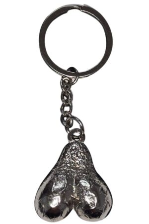 DIABLO PICANTE - SILVER EGGS METAL KEYCHAIN