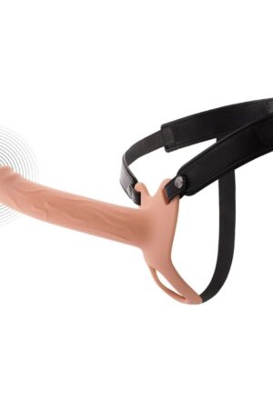 HIDDEN DESIRE - INFERNO VIBRATING PENIS SLEEVE STRAP-ON 20 CM