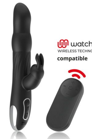 BRILLY GLAM - MOEBIUS RABBIT VIBRATOR & ROTATOR + MANDO CONTROL REMOTO WATCHME