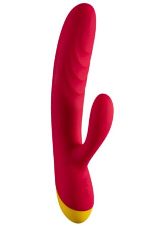 ROMP - JAZZ RECHARGEABLE RABBIT VIBRATOR RED