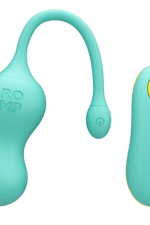 ROMP - CELLO HUEVO VIBRADOR MULTIFUNCIÓN TURQUESA CONTROL REMOTO