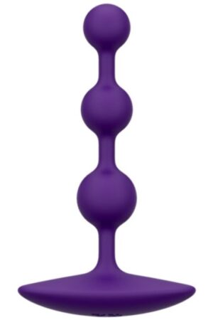 ROMP - AMP PURPLE FLEXIBLE SILICONE ANAL BEADS 12.5 CM PURPLE