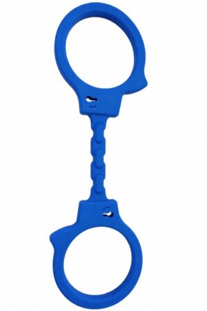 DIABLO PICANTE - SILICONE HANDCUFFS BLUE