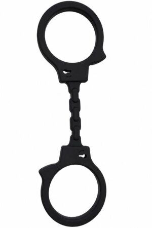 DIABLO PICANTE - SILICONE HANDCUFFS BLACK