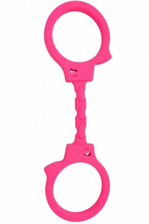 DIABLO PICANTE - SILICONE HANDCUFFS PINK
