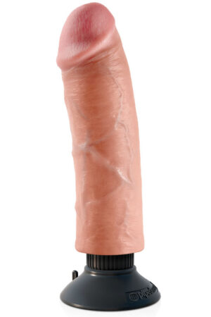 KING COCK - DILDO VIBRADOR 20.32 CM NATURAL