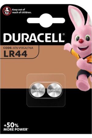 DURACELL - BATTERY LR44 1,5V 2 UNITS