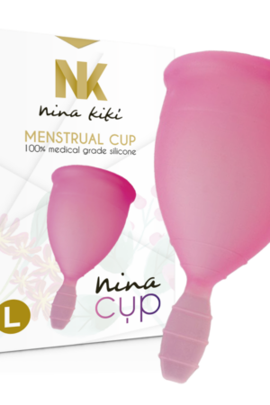 NINA KIKÍ - MENSTRUAL CUP PINK - SIZE L