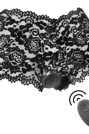 BLACK&SILVER - ZARA REMOTE CONTROL STIMULATOR WITH FREE PANTY