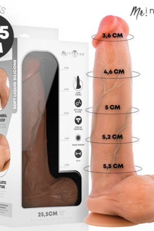 MR INTENSE - BRUCE XL DILDO SILICONA 25.5 CM -Ø- 5.5 CM