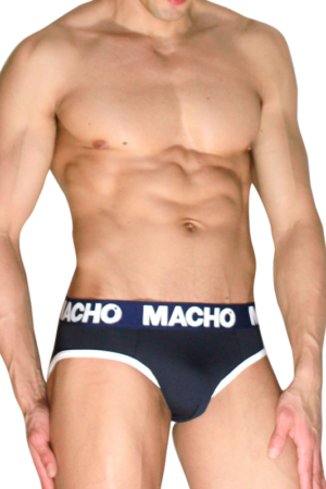 MACHO - MCH008 SLIP CLÁSICO AZUL MARINO S