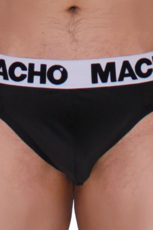 MACHO - MTG002 TANGA NEGRO/NEGRO S
