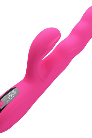 PRETTY LOVE - WINTERS VIBRADOR RABBIT MULTIFUNCIÓN CON PANTALLA LED ROSA