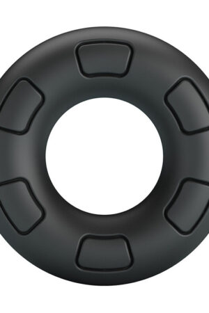 CRAZY BULL - BERTRAM ANILLO PARA PENE SUPER SOFT SILICONA NEGRO