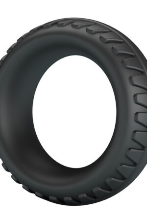 CRAZY BULL - MERRITT ANILLO PARA PENE TEXTURIZADO SILICONA NEGRO