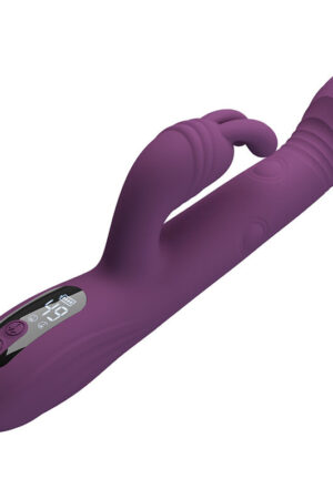 PRETTY LOVE - DEE VIBRADOR RABBIT MULTIFUNCIÓN OSCILANTE Y PERCUTOR MORADO