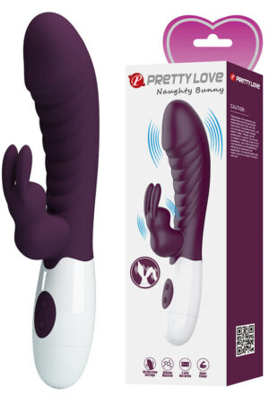 PRETTY LOVE - NAUGHTY BUNNY VIBRADOR RABBIT 30 FUNCIONES MORADO