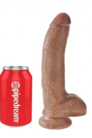 KING COCK - REALISTIC DILDO WITH BALLS 22.8 CM