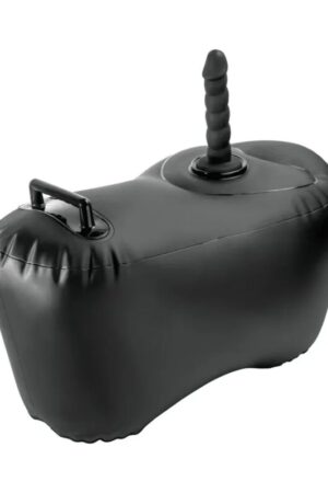 FETISH FANTASY SERIES - SILLÓN HINCHABLE BODY DOCK CON DILDO 69,2 CM NEGRO