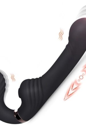 NALONE - ALLOW DUAL VIBE WITH ROTATION AND THRUSTING BLACK