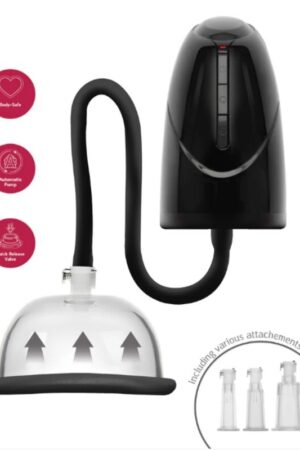 SHE.E.O - AUTOMATIC VACUUM PUMP FOR VAGINA AND CLITORIS BLACK