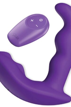 SHE.E.O - ROTATING VIBRATING ANAL STIMULATOR WITH REMOTE CONTROL - PURPLE