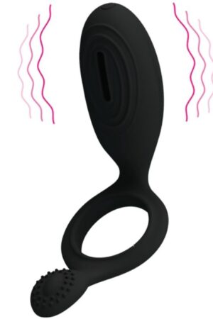 PRETTY LOVE - ETHEL ANILLO VIBRADOR CON ESTIMULADOR
