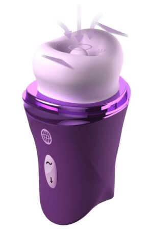 FANTASY FOR HER - LUSH KISS PLUSH PURPLE SUCTION & LICKING CLITORAL STIMULATOR