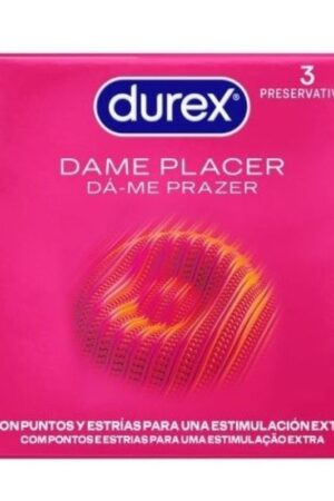 DUREX - DAME PLACER 3 UNIDADES