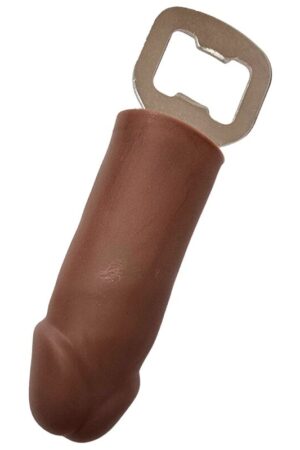 DIABLO PICANTE - BROWN RUBBER PENIS SHAPED OPENER