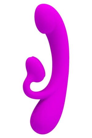 PRETTY LOVE - SINCERE VIBRADOR Y SUCCIONADOR DE CLÍTORIS SILICONA MORADO