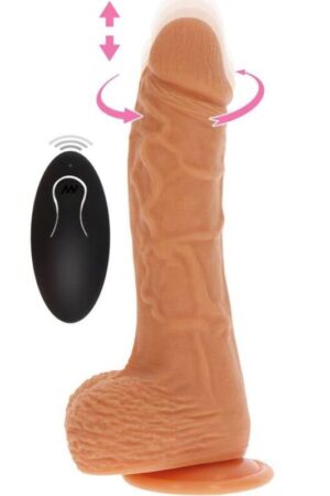 GET REAL - DILDO VIBRADOR ROTADOR UP&DOWN NATURAL