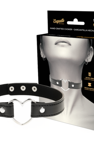 COQUETTE CHIC DESIRE - COLLAR CUERO VEGANO ACCESORIO WOMAN CORAZÓN