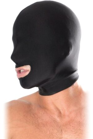 FETISH FANTASY SERIES - OPEN MOUTH HOOD BLACK