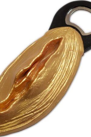 DIABLO PICANTE - BLACK GOLDEN VAGINA SHAPED OPENER