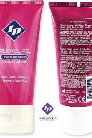 ID PLEASURE - WATER BASED LUBRICANT TINGING SENSATION TRAVEL TUBE 60 ML
