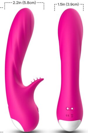 ARMONY - ROMANCE VIBRADOR CON ESTIMULADOR FUCSIA