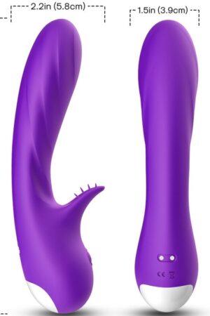 ARMONY - ROMANCE VIBRADOR CON ESTIMULADOR VIOLETA